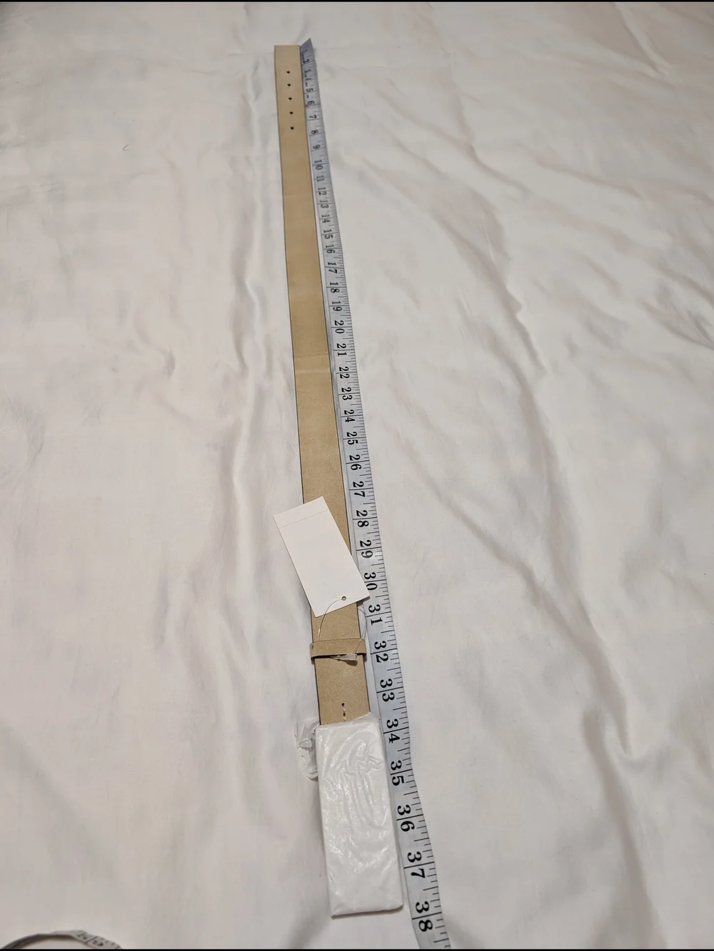Ralph Lauren Double RL Two-Tone Brown Leather Belt with Dark Edge